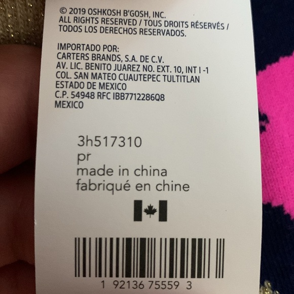 Oshkosh Bgosh socks NWT 8 and up kids - Picture 7 of 7